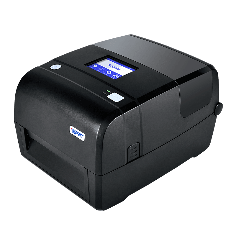 iT4P 4-tomme temmel Transfer Barcode Printer med fargeberøring LCD [203/300dpi, 300 m Ribbon]