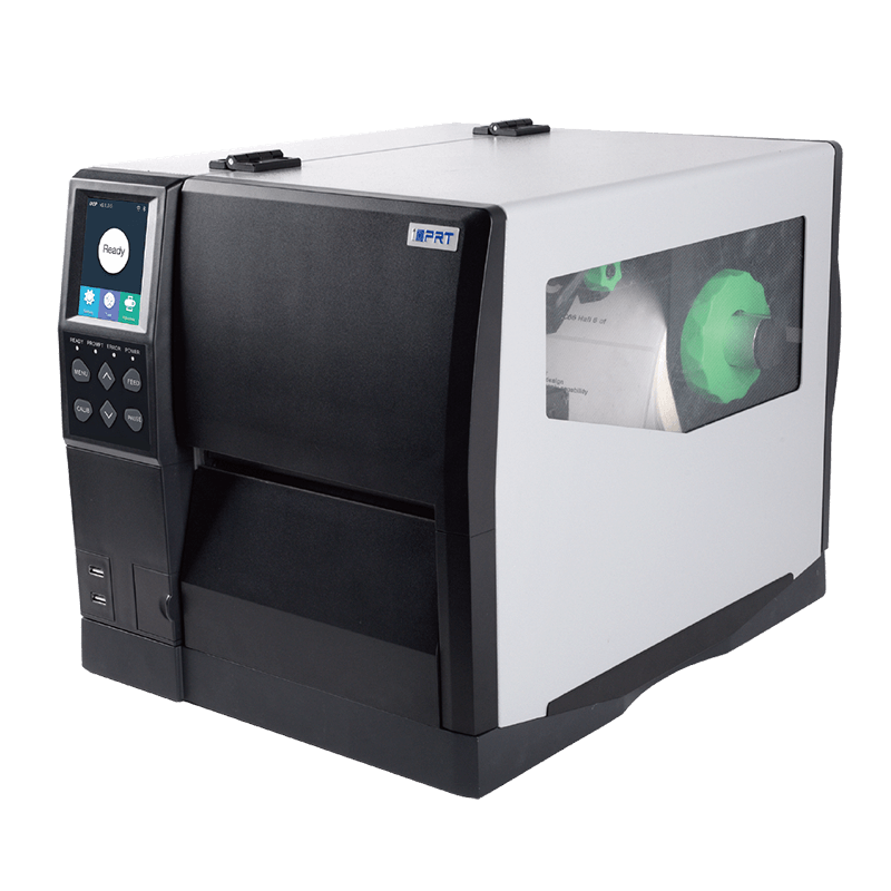 iX6P Industrial Barcode Printer med Color Display [203/300dpi, 450m Ribbon]