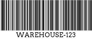 Kode 39 barcode example